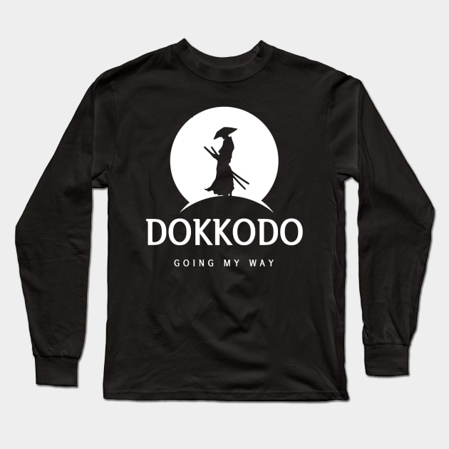 Miyamoto Musashi ( DOKKODO ) Long Sleeve T-Shirt by Rules of the mind